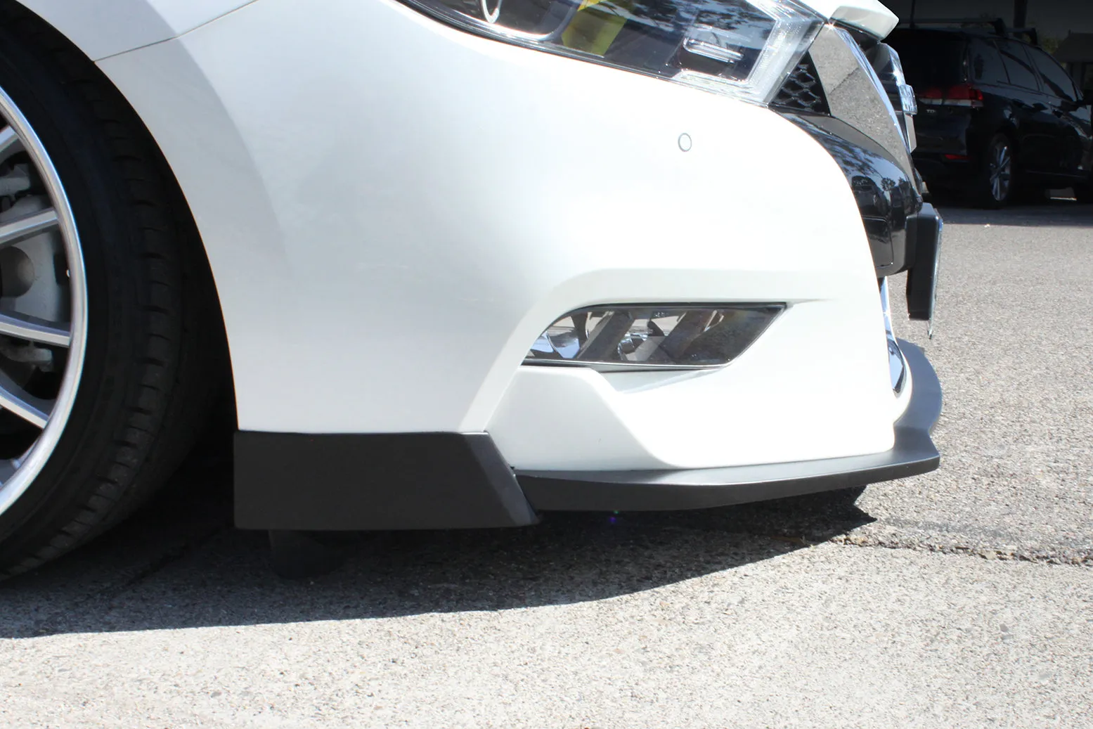 2016-2018 Nissan Maxima Front Lip Splitter [Matte Black] - KB12841