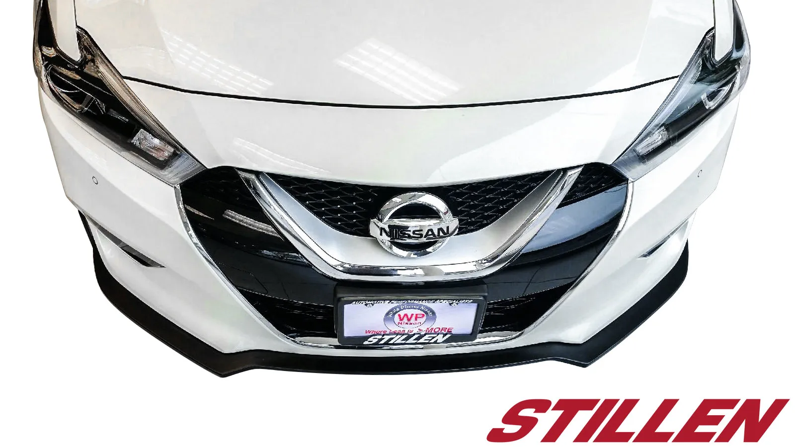 2016-2018 Nissan Maxima Front Lip Splitter [Matte Black] - KB12841