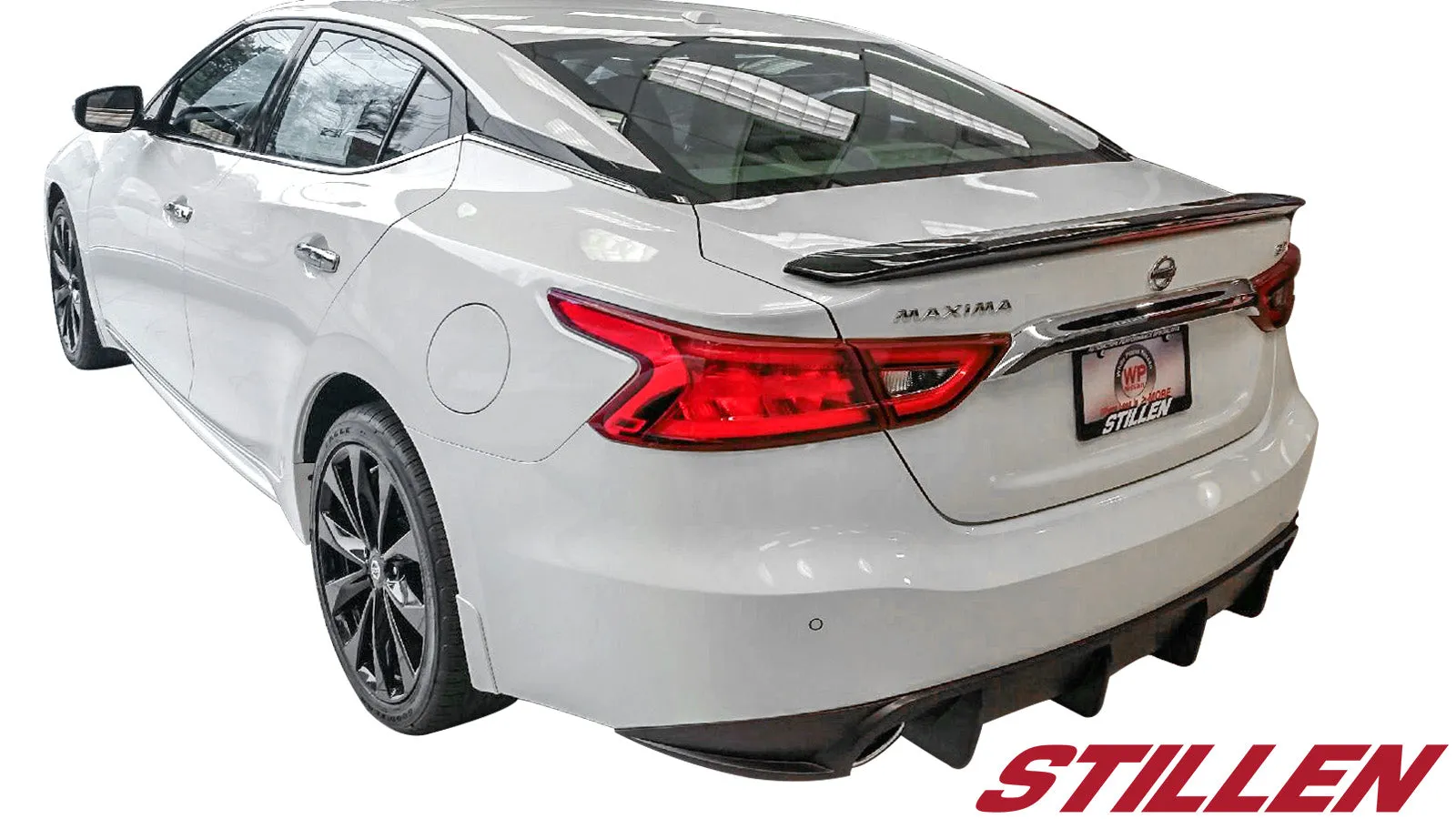 2016-2018 Nissan Maxima Rear Diffuser [Unpainted] - KB12818