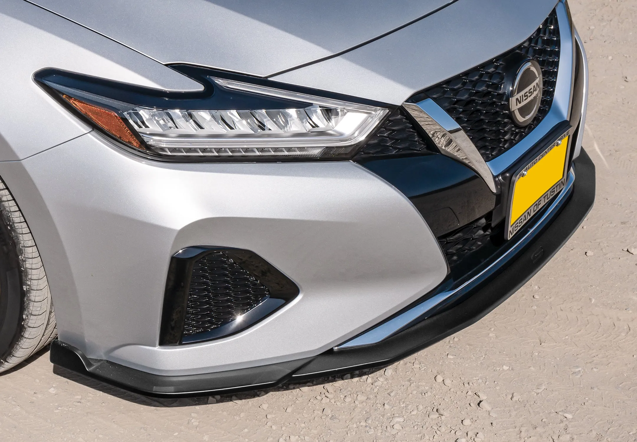 2019-2023 Nissan Maxima Front Lip Splitter [Matte Black] - KB12845MB