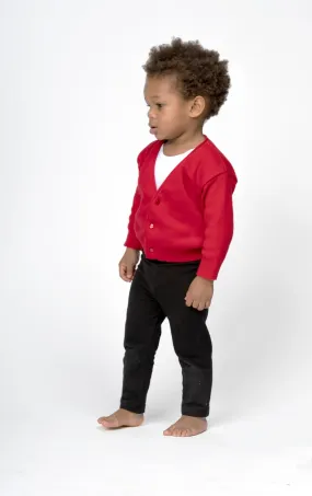 257-Julius Berger Cotton Cashmere Red Baby & Toddler Boy Cardigan