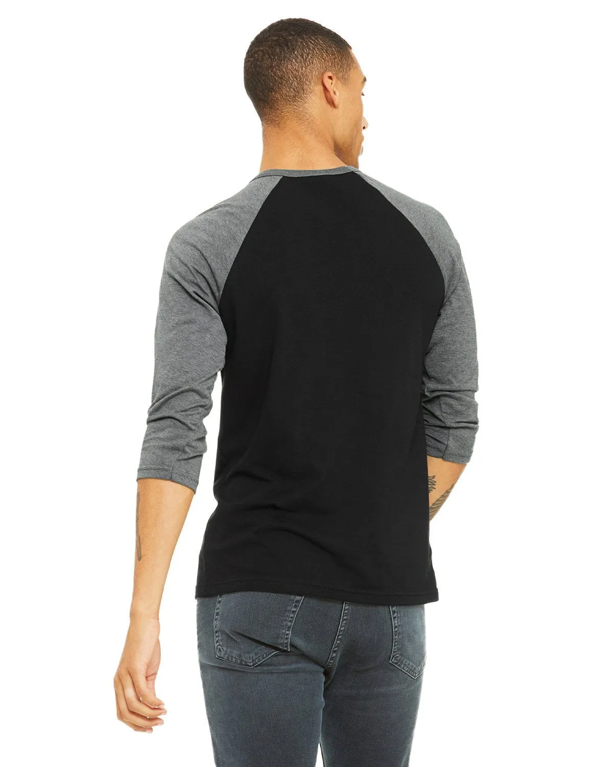 3200-Bella   Canvas-BLACK/ DEEP HTHR