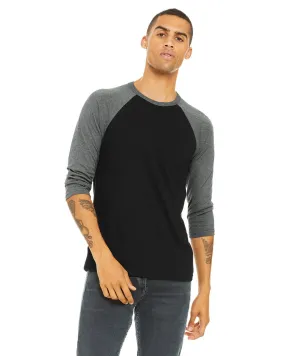 3200-Bella   Canvas-BLACK/ DEEP HTHR