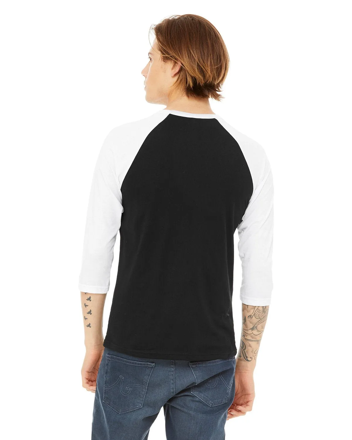 3200-Bella   Canvas-BLACK/ WHITE