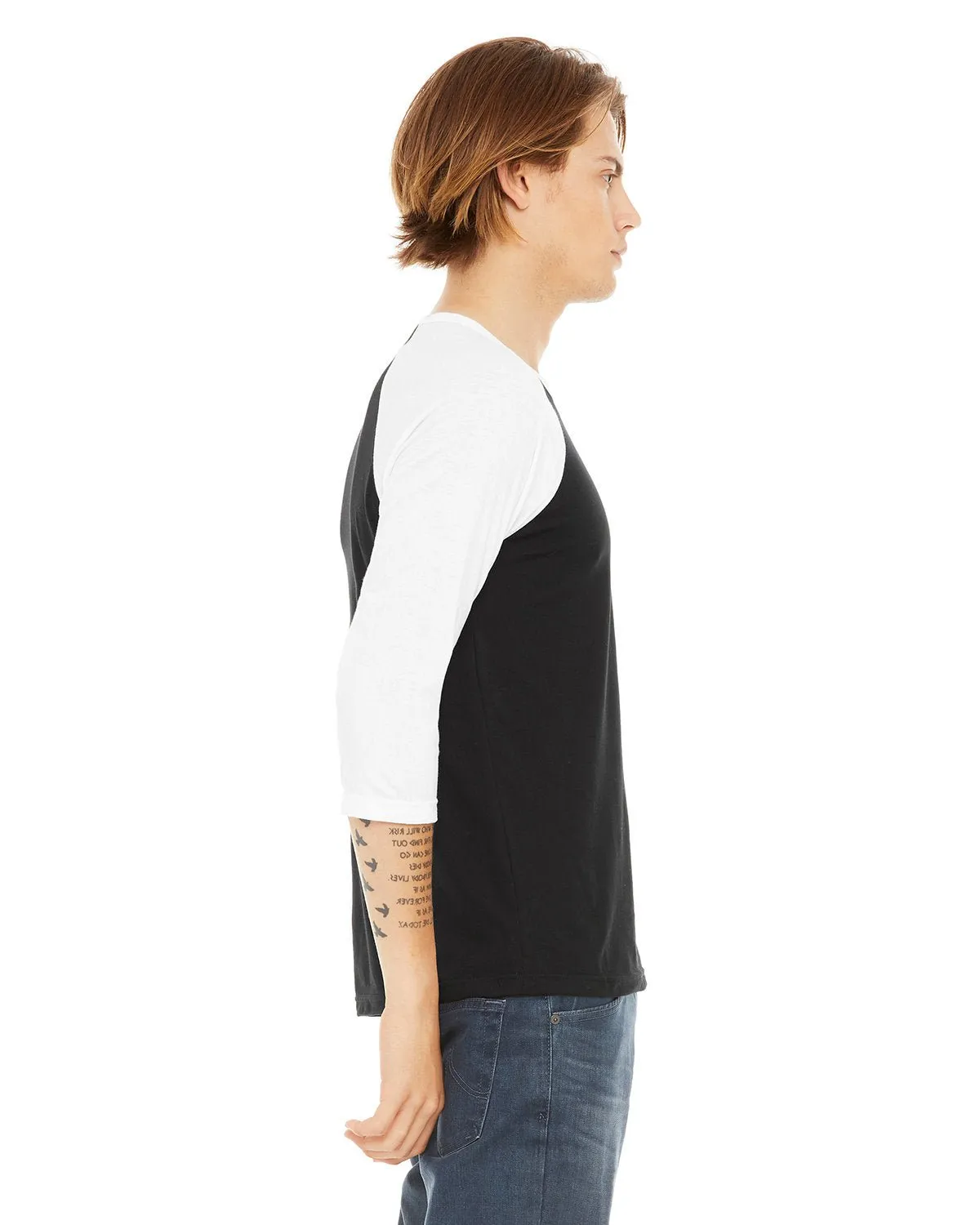 3200-Bella   Canvas-BLACK/ WHITE