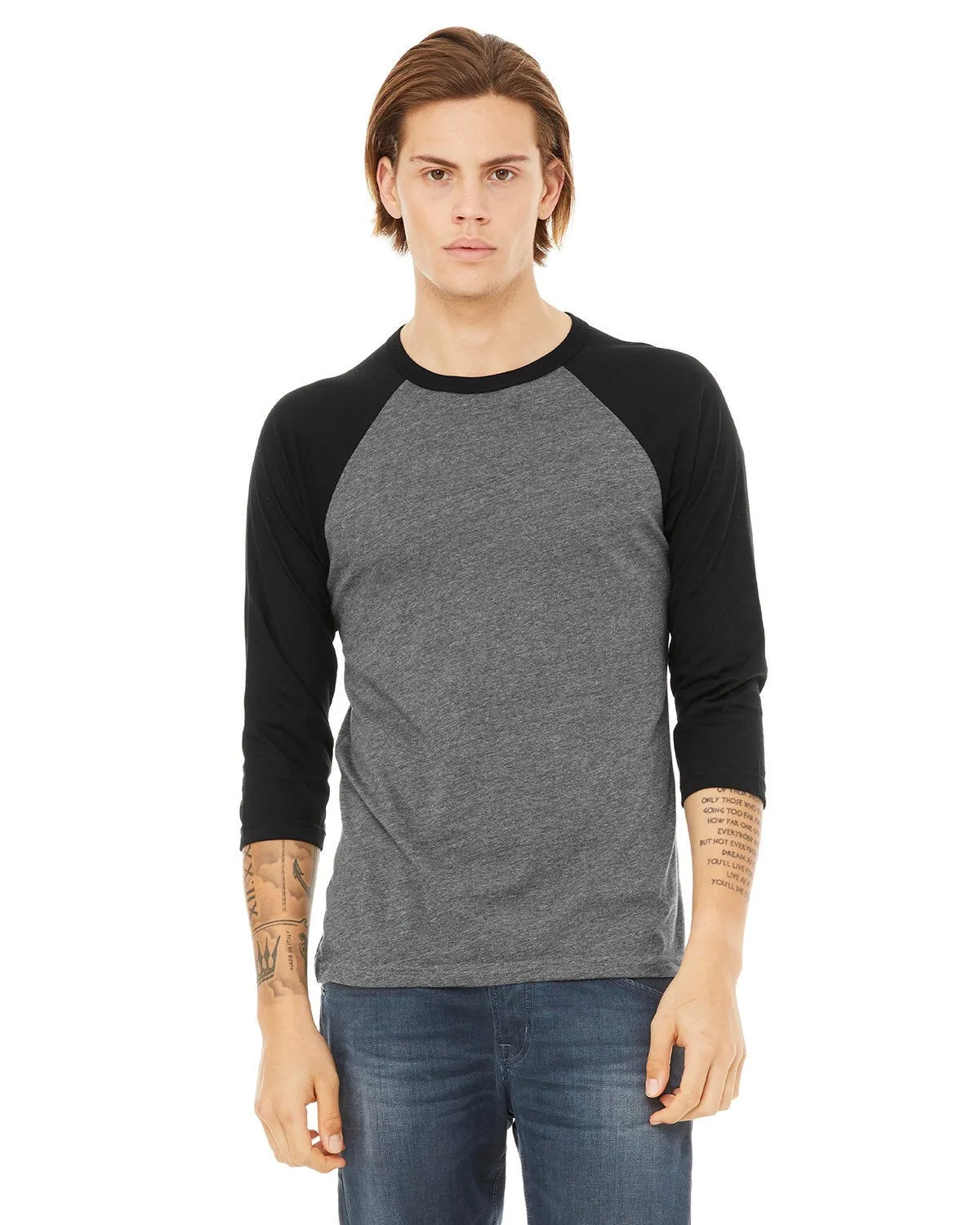 3200-Bella   Canvas-DEEP HTHR/ BLACK