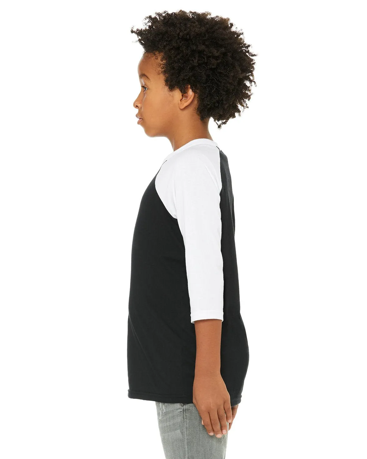 3200Y-Bella   Canvas-BLACK/ WHITE