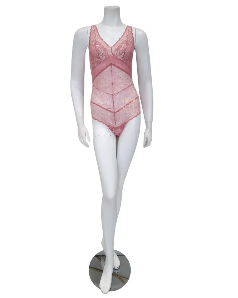 9479 Rose Clay/Blush Blushing Tanga Bodysuit