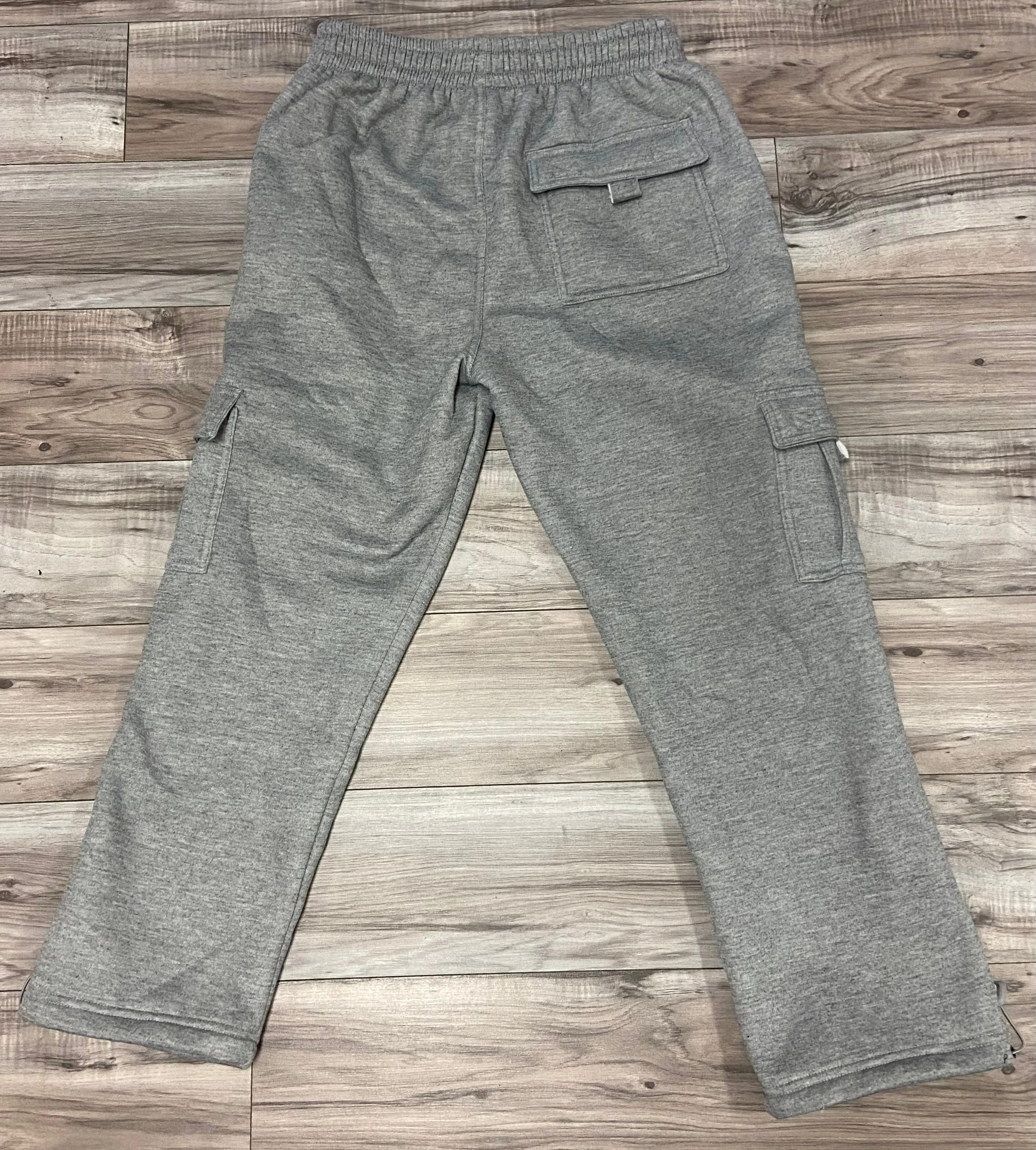 ACCESS MENS FLEECE CARGO JOGGERS (LT. GRAY)