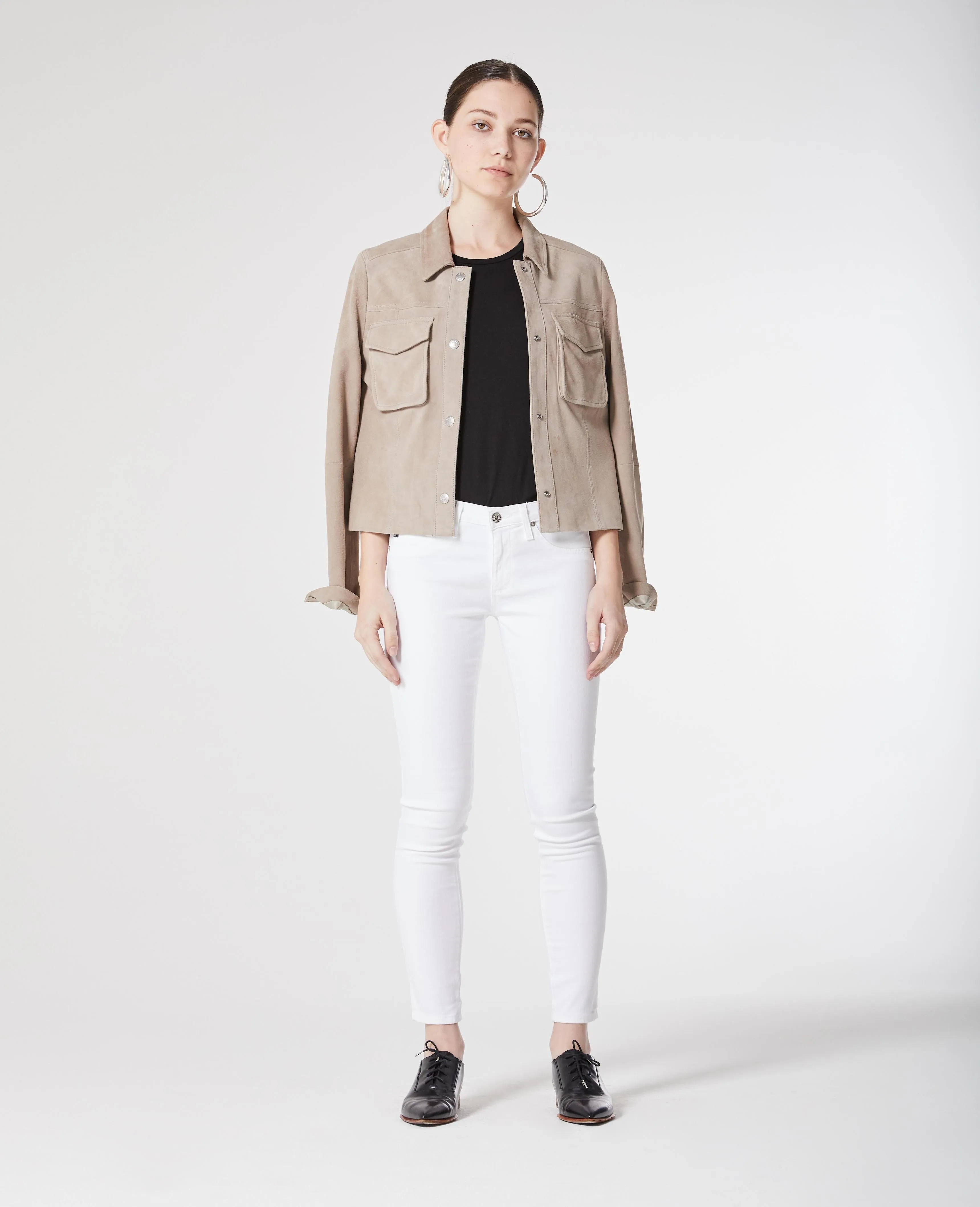 AG JEANS THE LEGGING ANKLE WHITE