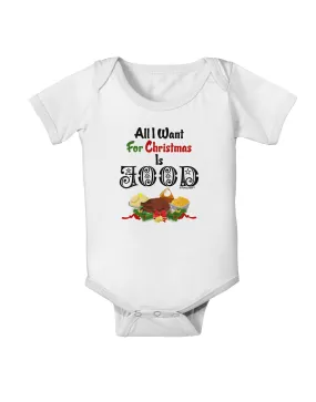 All I Want Is Food Baby Romper Bodysuit