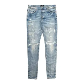 Amiri Denim Logo Applique Jeans Clay Indigo Pre-Owned