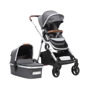 babybee DUO2 - Single Mode - Bassinet and Seat Set - Slate