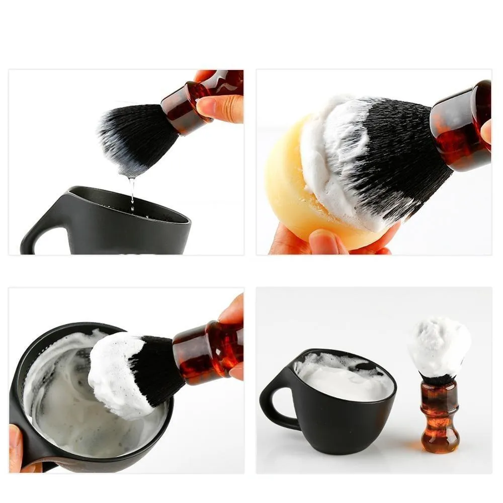 Badge Hair Amber Shaving Brush
