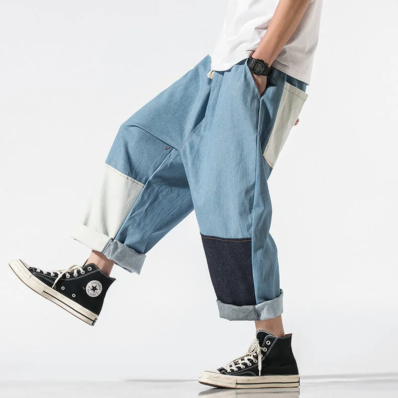 Baggy Patchwork Jeans