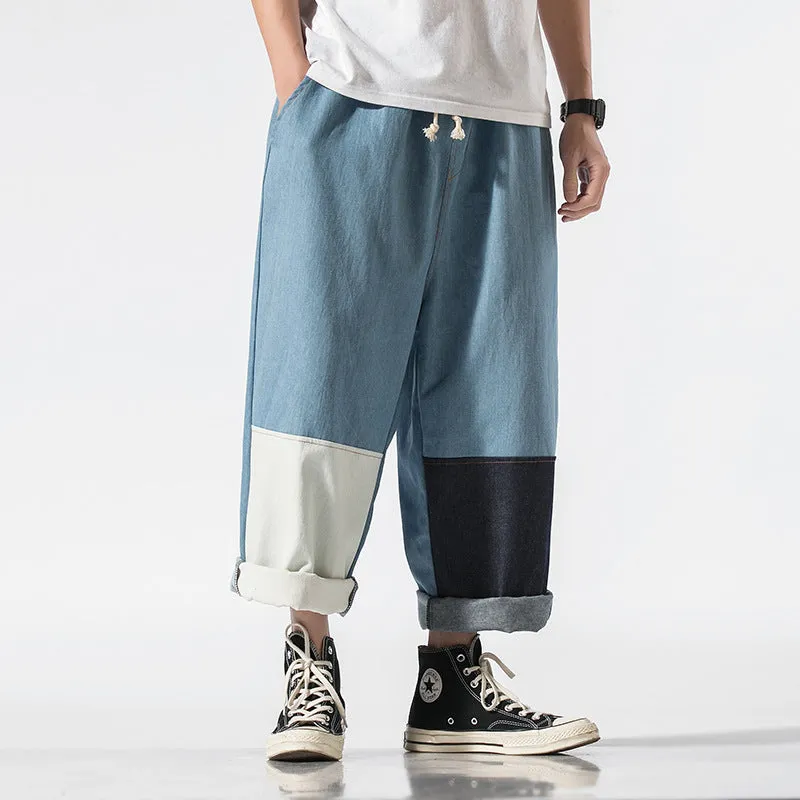 Baggy Patchwork Jeans