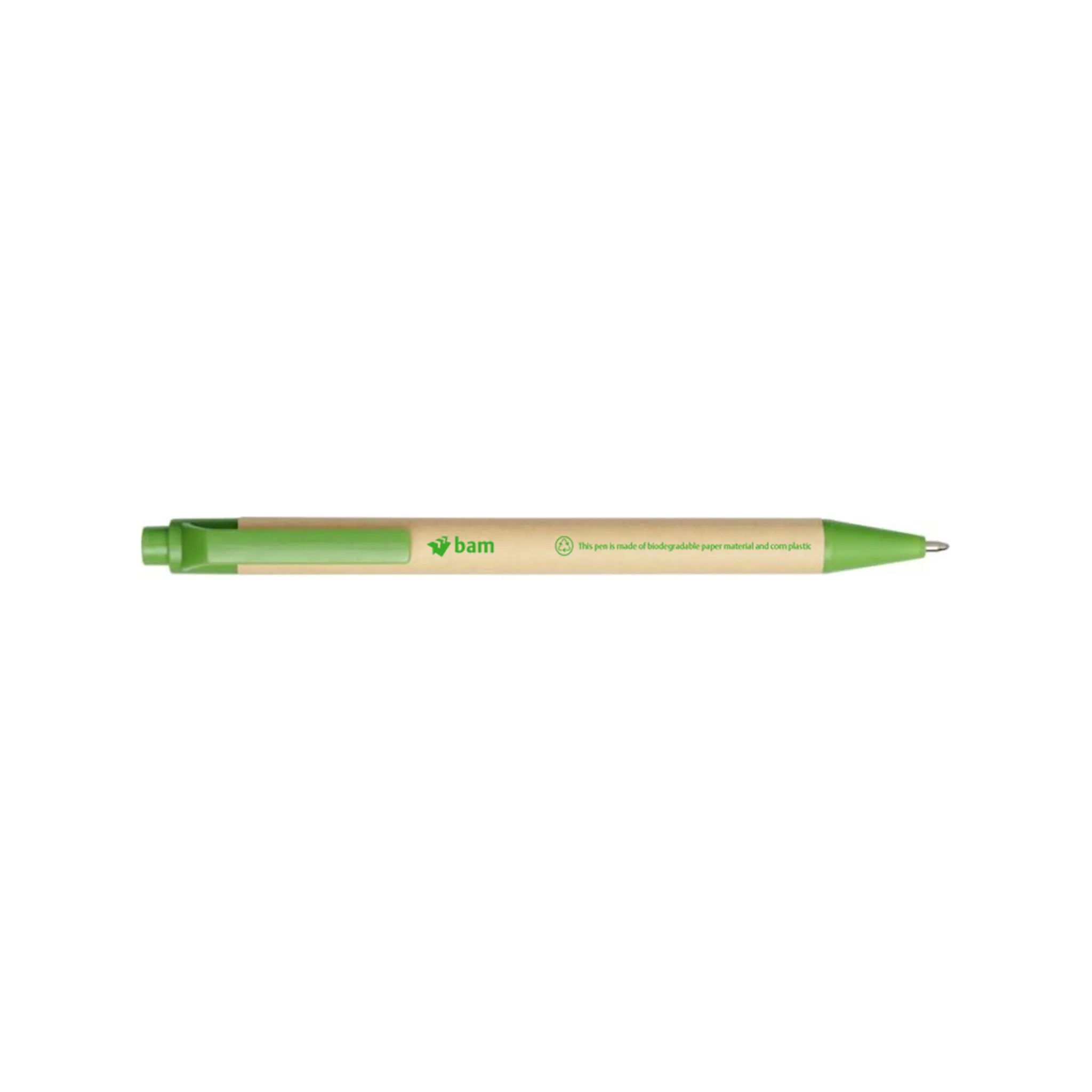 BAM Paper and Corn Recycled Ball pens