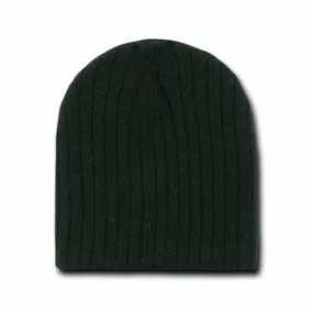 Black Cable Beanie