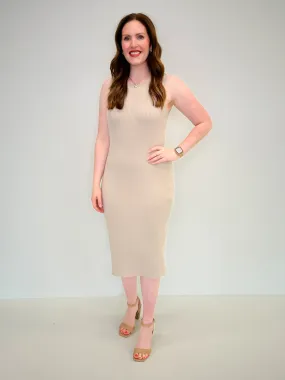 Briar Ribbed Dress - Lizard Grey