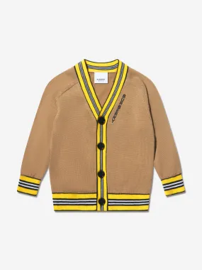 Burberry Baby Boys Wool Icon Stripe Detail Cardigan
