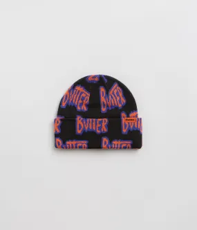 Butter Goods Sketch Cuff Beanie - Black