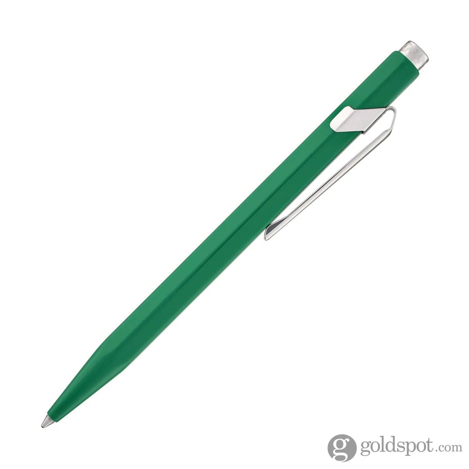 Caran d'Ache 849 Metal Collection Ballpoint Pen in Green
