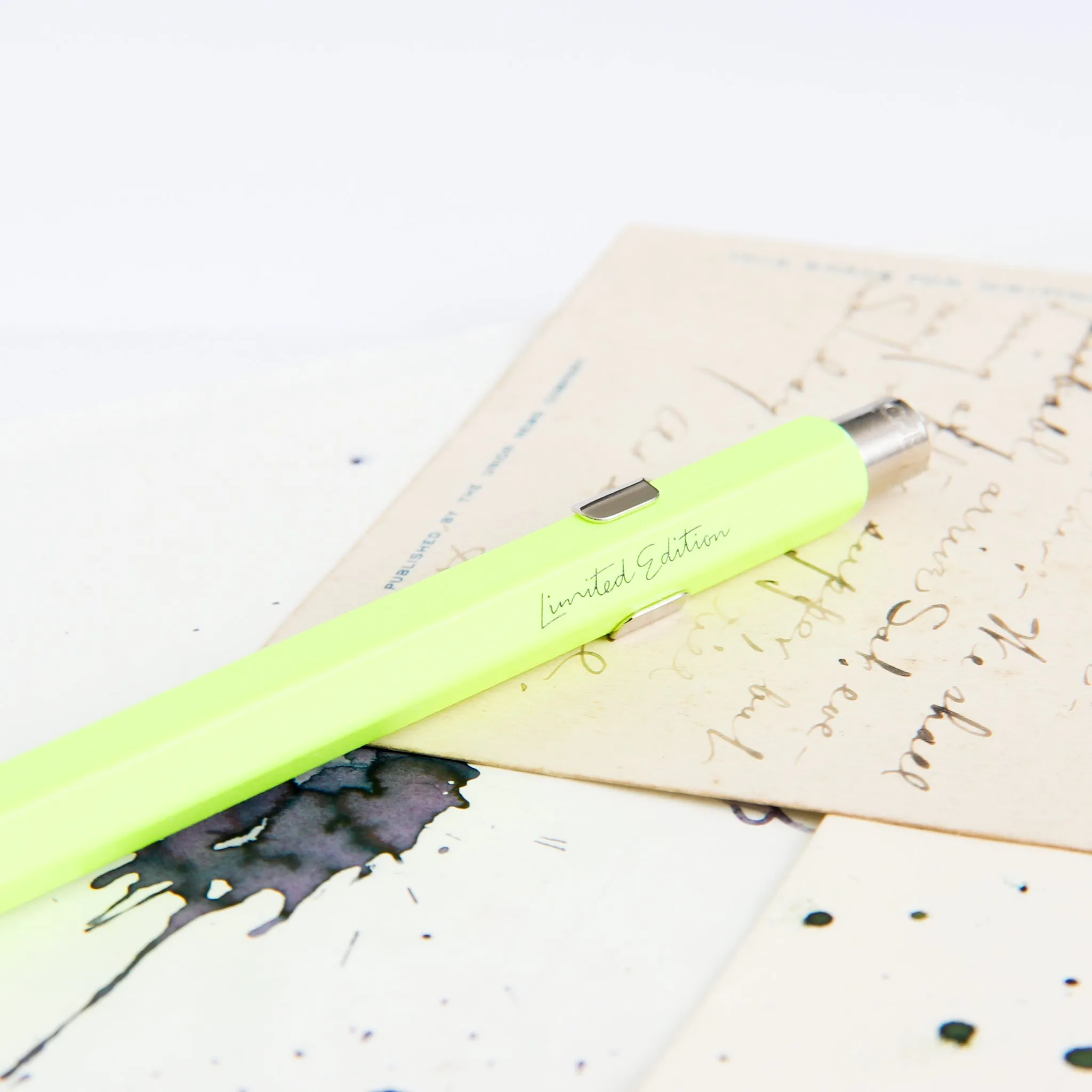 Caran d'Ache 849 Neon Yellow Ballpoint Pen