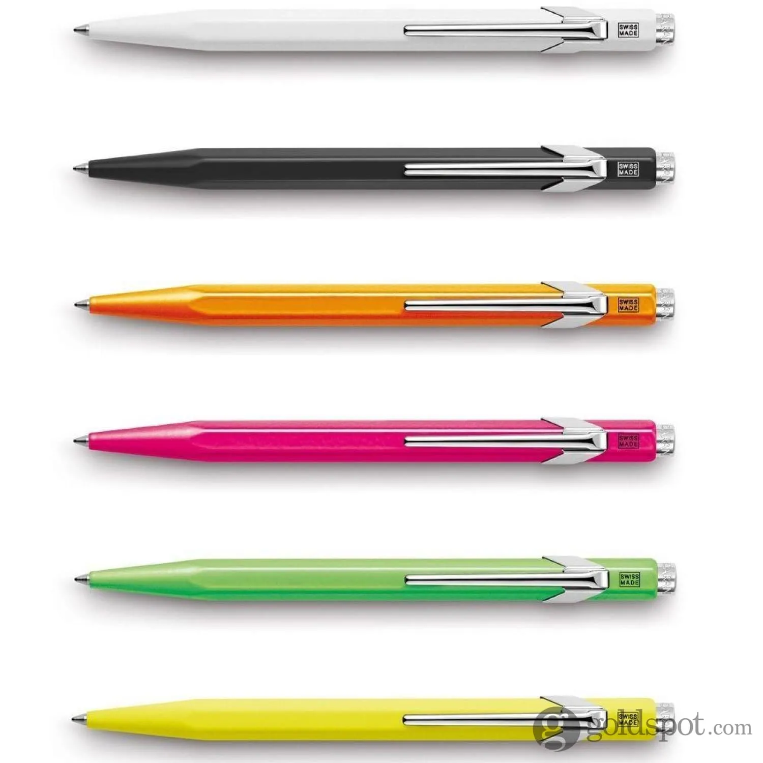 Caran d'Ache 849 Popline Ballpoint Pen in Fluorescent Pink
