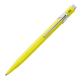 Caran d'Ache 849 Popline Ballpoint Pen in Fluorescent Yellow