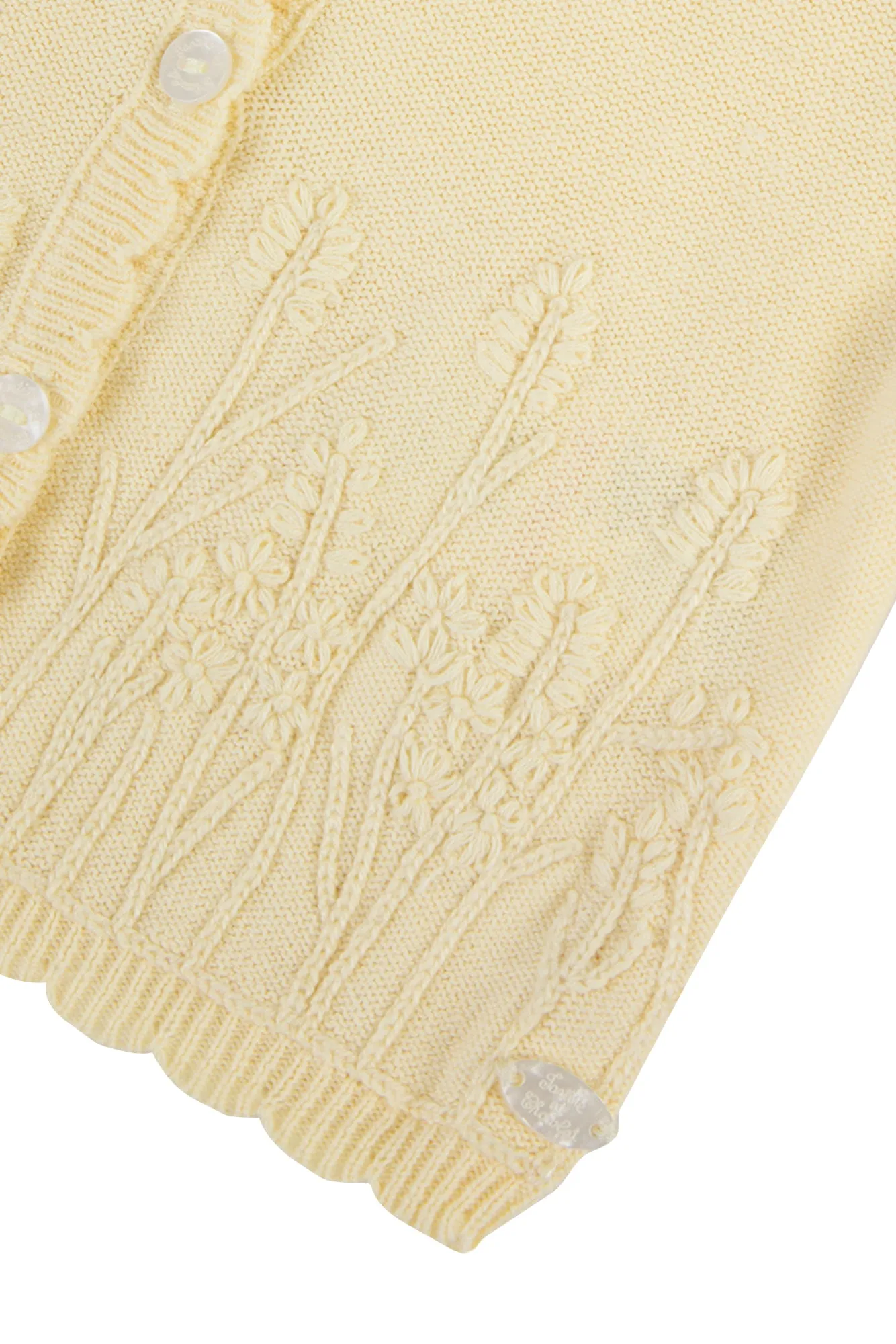 Cardigan - Pale Yellow Point