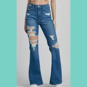 Cello High Rise Super Flare Jean