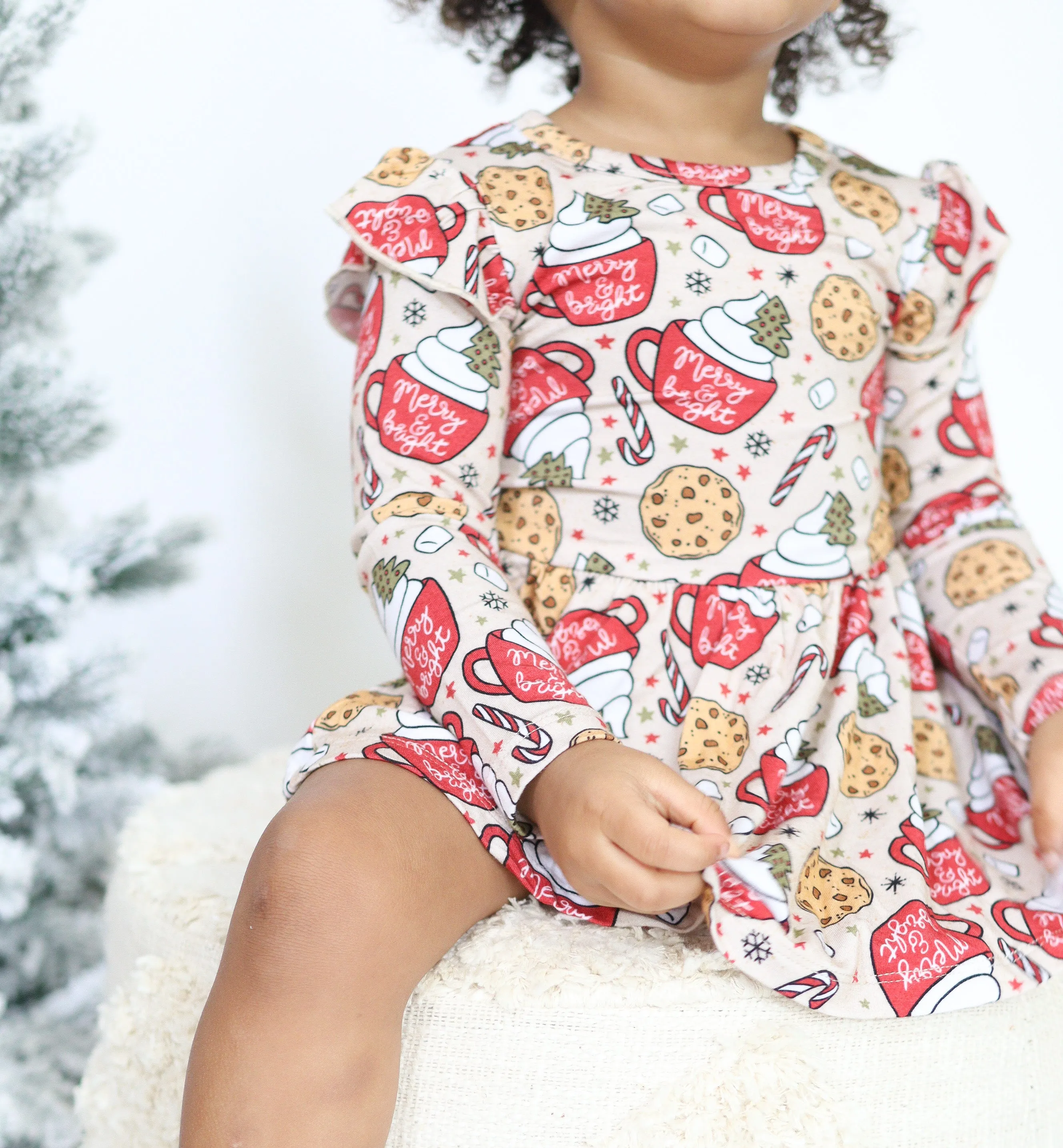 Christmas 2023 Bodysuit Twirl Dresses