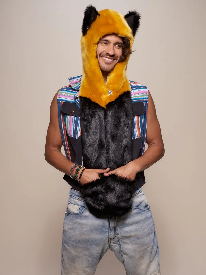 Collector Edition Golden Wolf Luxe Faux Fur SpiritHood