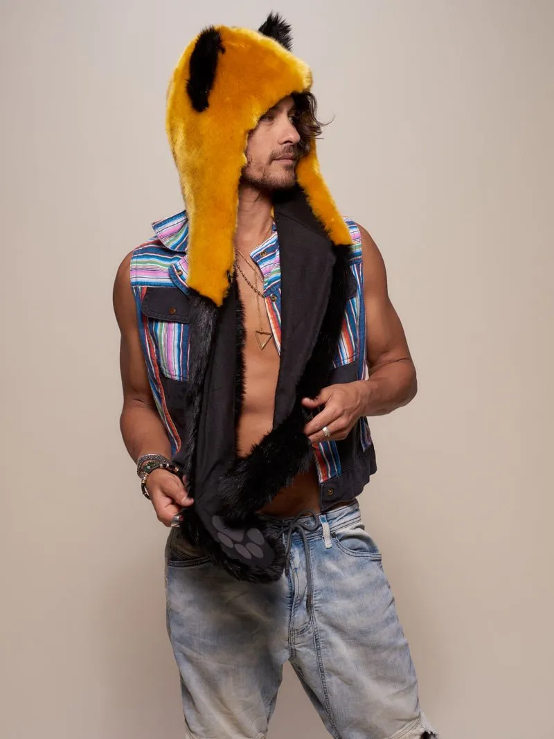 Collector Edition Golden Wolf Luxe Faux Fur SpiritHood