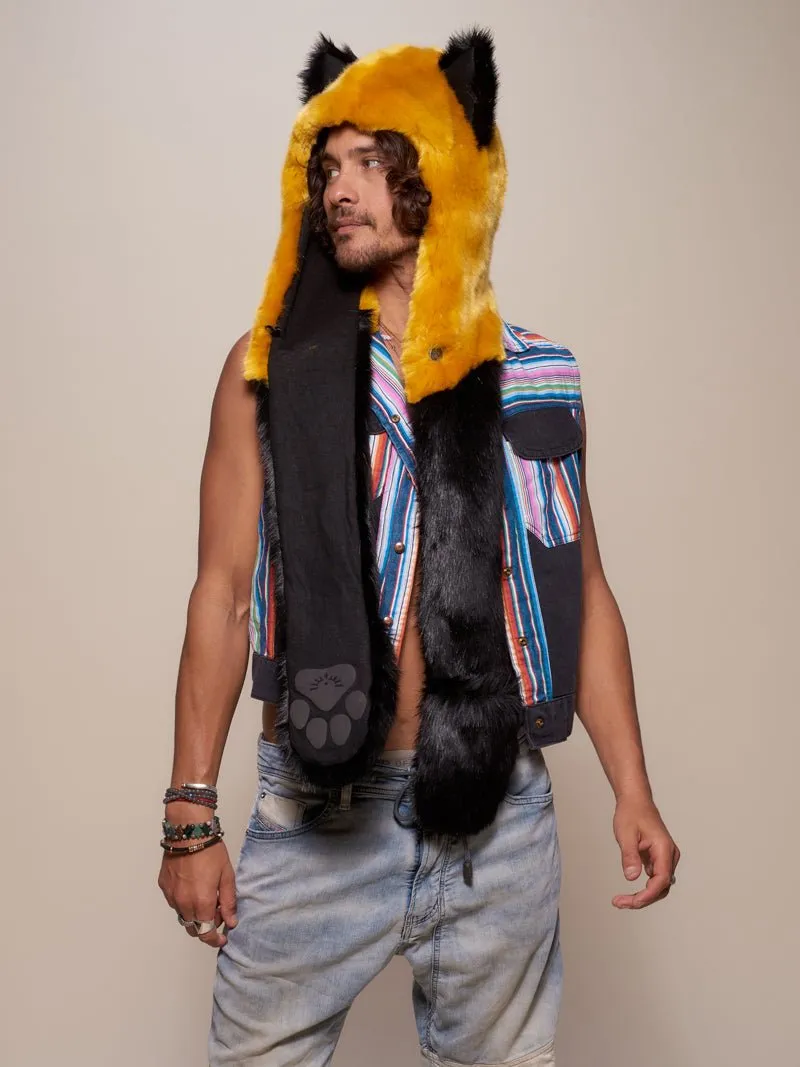 Collector Edition Golden Wolf Luxe Faux Fur SpiritHood