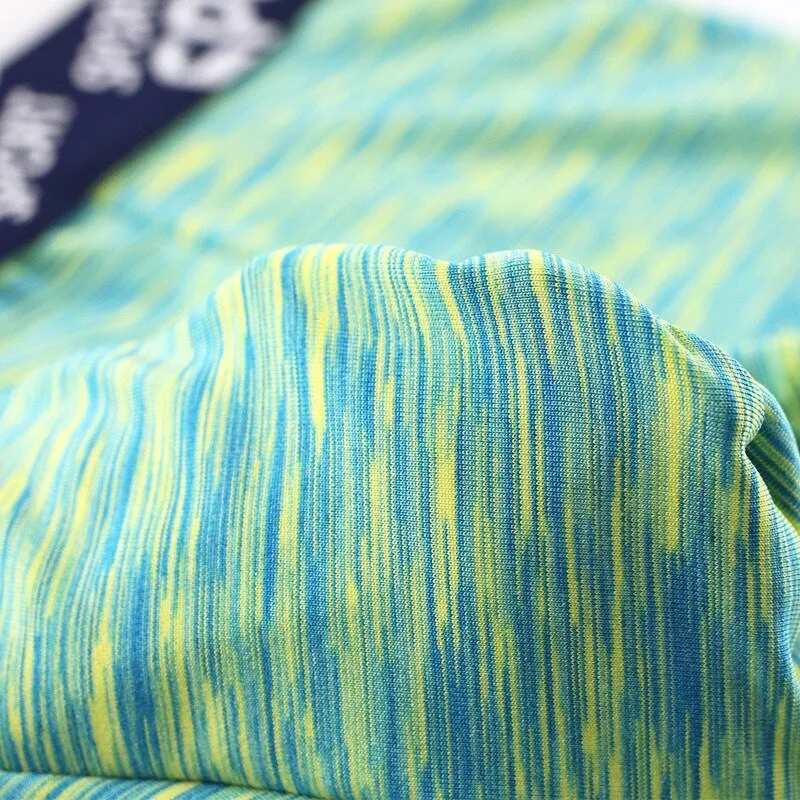 Colorful Breathable Cotton Underwear with U Convex Pouch and Widened Waistband for Men