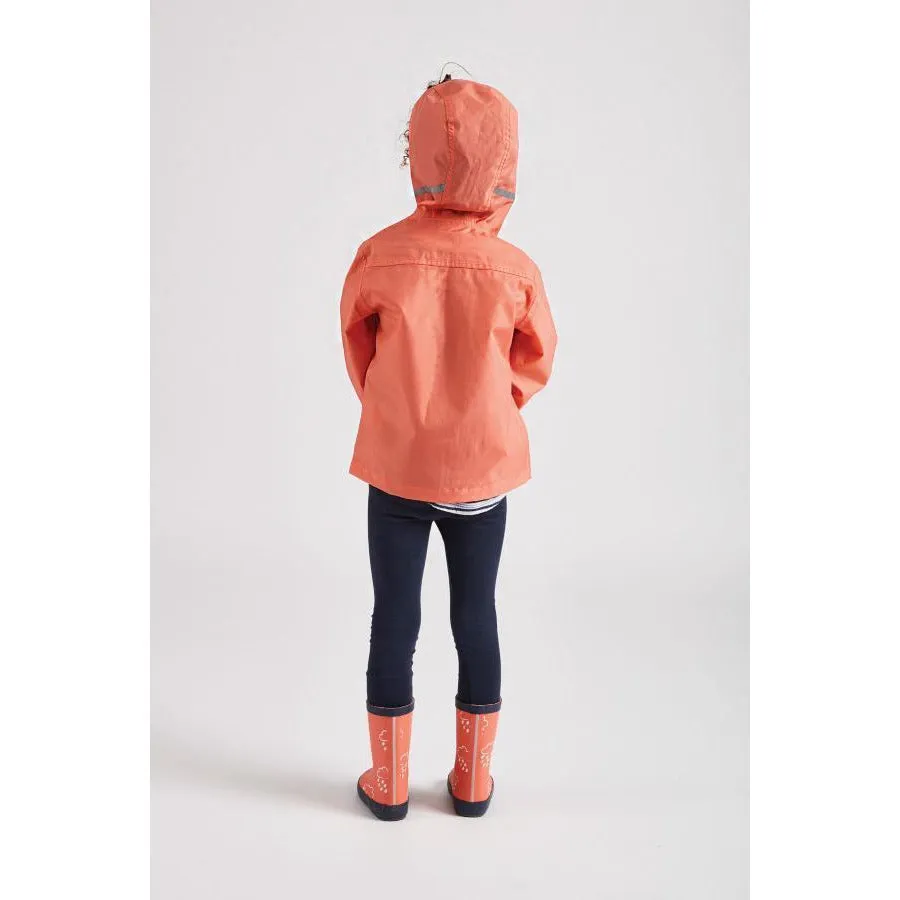 Coral Waterproof Rain Cheater Coat