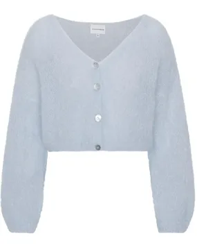 Cornelia Cropped Cardigan Light Blue