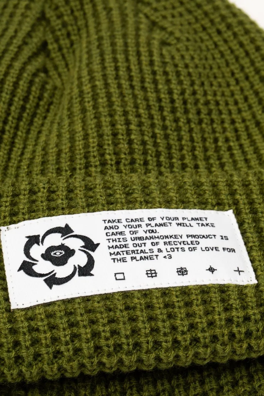 Cuffed Beanie // Olive Green