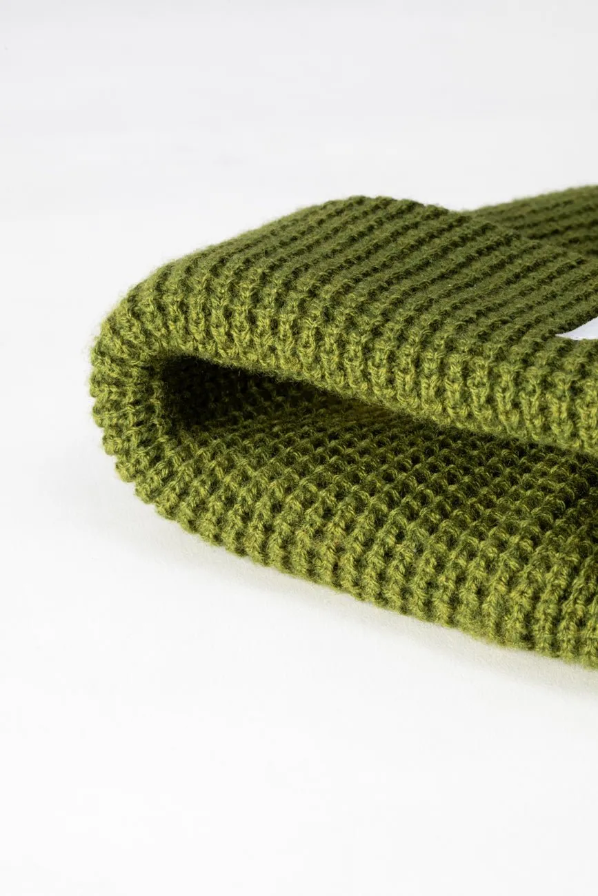 Cuffed Beanie // Olive Green
