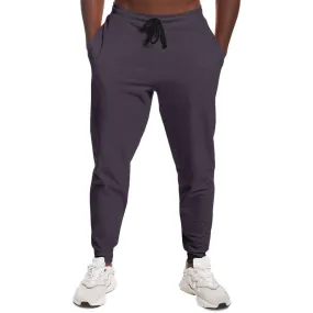 Dark Purple Gray Joggers | Unisex | with PLUS sizes | Dark Pale Pastel Purple Gray | C15M30Y0K80