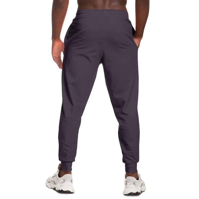 Dark Purple Gray Joggers | Unisex | with PLUS sizes | Dark Pale Pastel Purple Gray | C15M30Y0K80