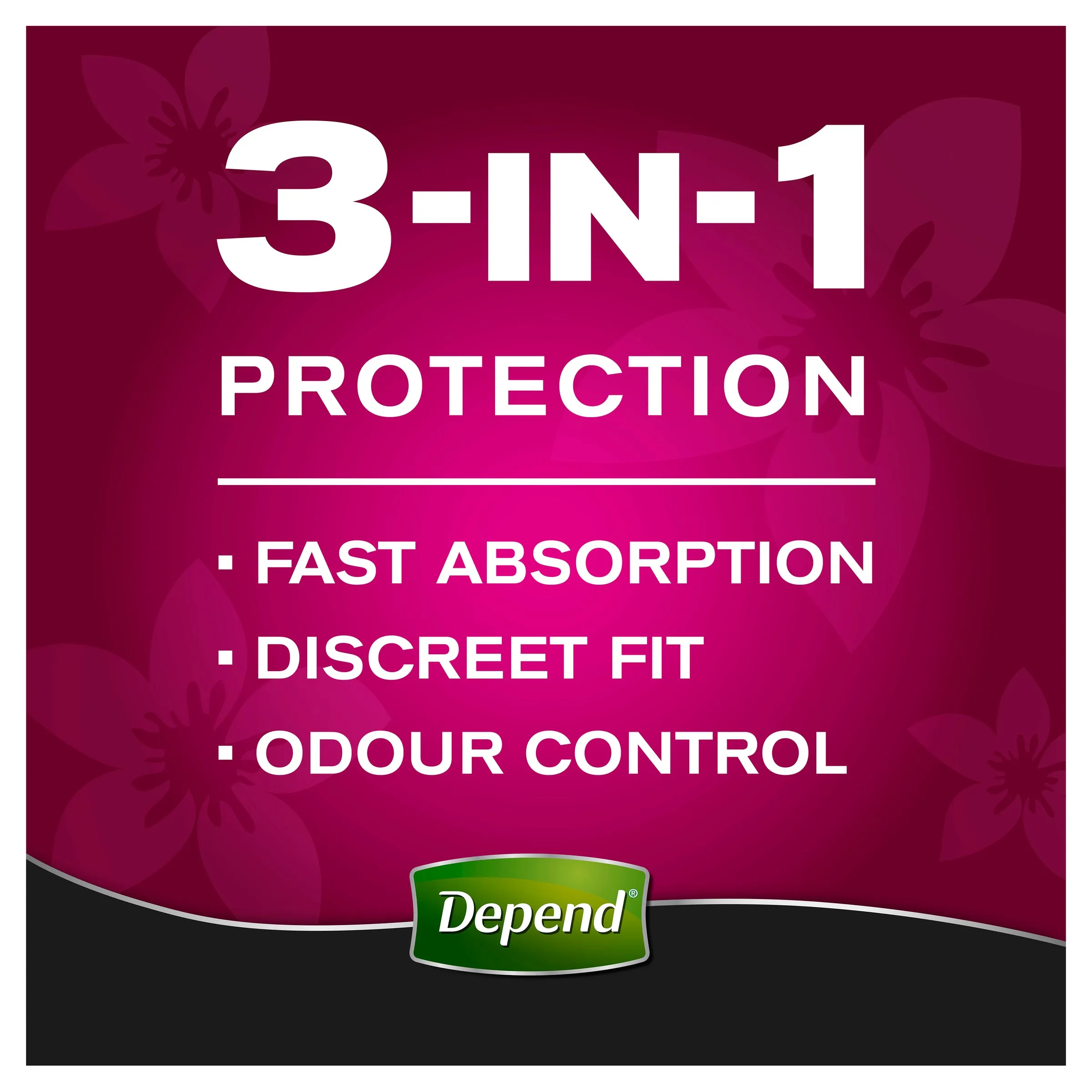 Depend Real Fit Incontinence Underwear Regular Women  Medium 8 Pack