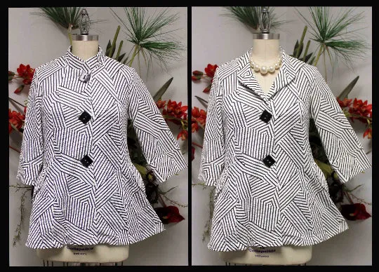 Designer and Exclusive Regular and Plus size jacket in High end Fabric. S to 3XL. Limited Cut