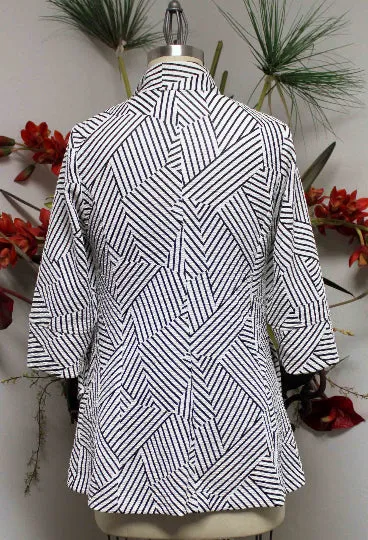 Designer and Exclusive Regular and Plus size jacket in High end Fabric. S to 3XL. Limited Cut