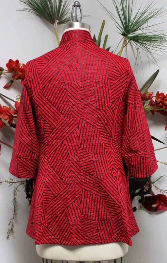 Designer and Exclusive Regular and Plus size jacket in High end Fabric. S to 3XL. Limited Cut