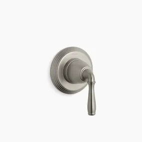 Devonshire Lever Handle Transfer Valve Trim in Vibrant Brushed Nickel