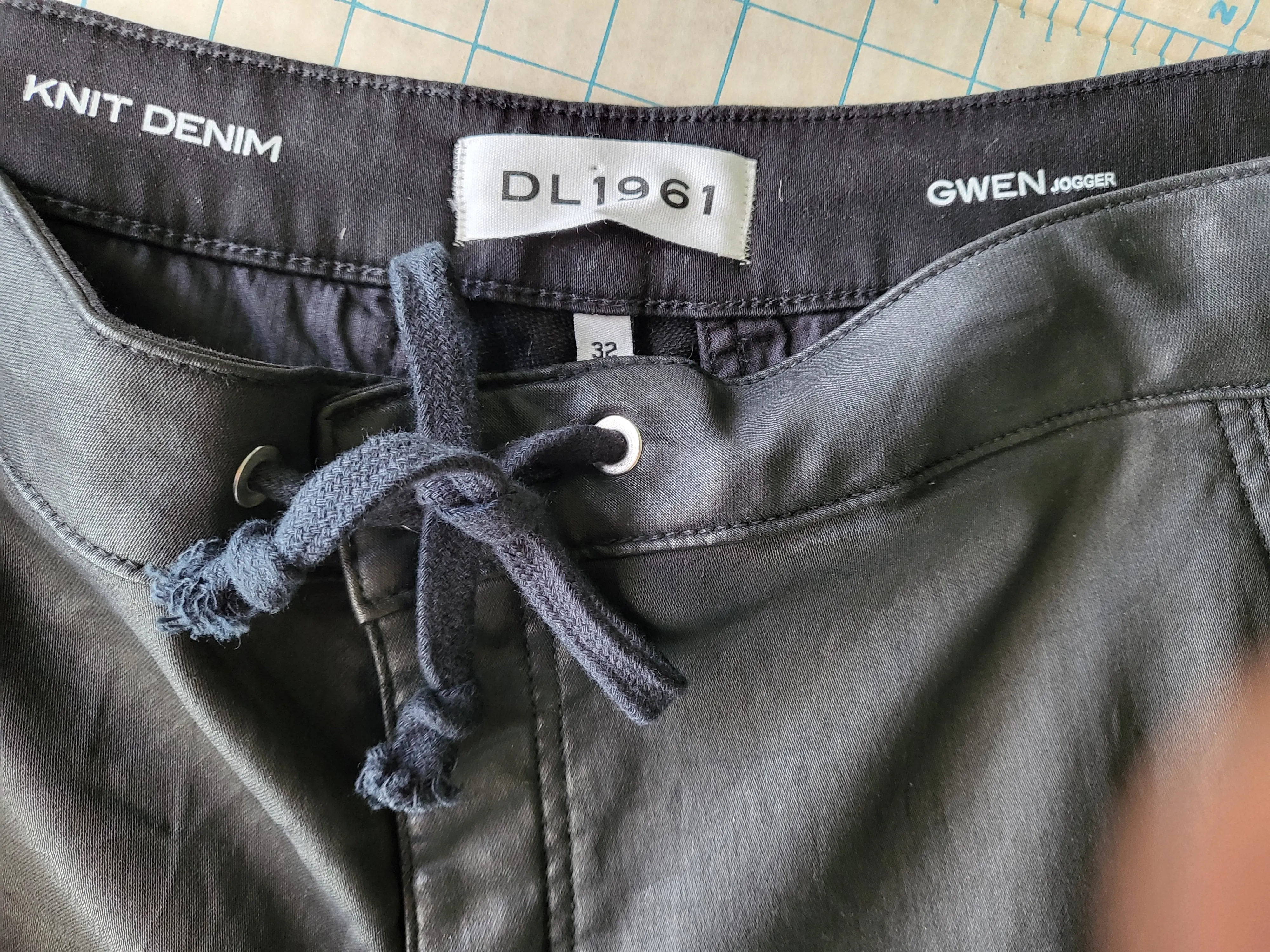 DL1961 Waxed Cotton Joggers