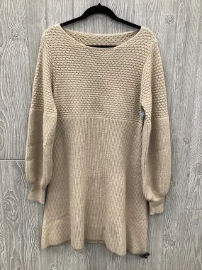 Dress Sweater By Clothes Mentor In Tan, Size: L