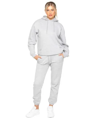 Enzo | Womens Oversized Pullover Hoodie Tracksuit Set